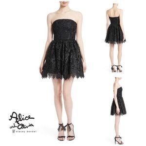 Black Short Alice + Olivia Dress